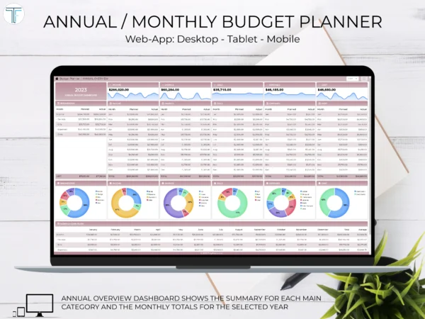 Budget Planner Pink - Image 2