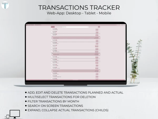 Budget Planner Pink - Image 4