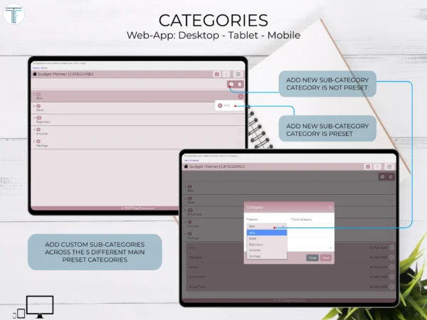 Budget Planner Pink - Image 7