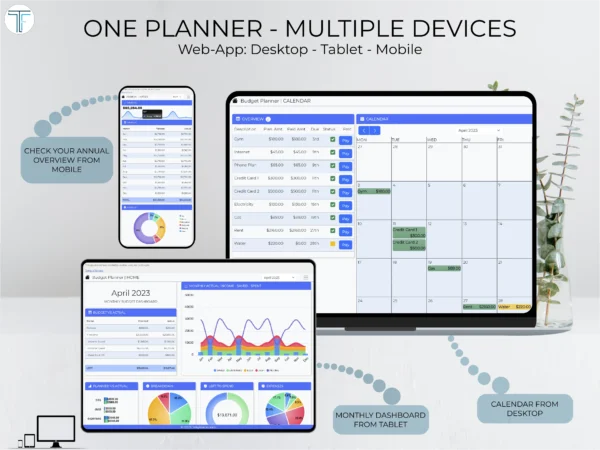 Budget Planner Light Blue - Image 9