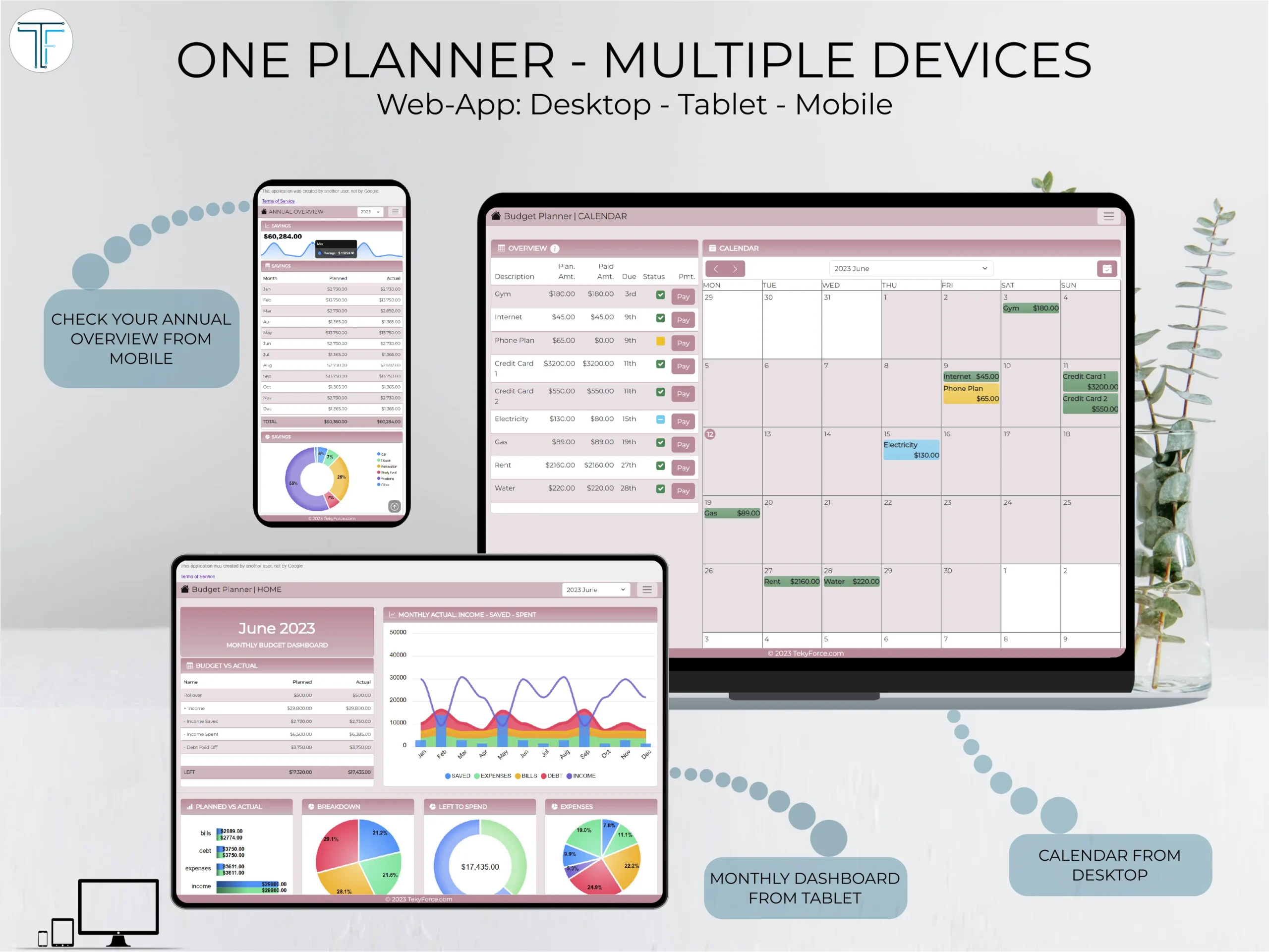 Budget Planner Pink - Image 9